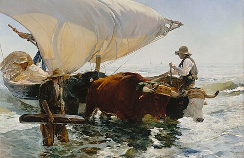 The Return from Fishing, 1894, Joaquín Sorolla