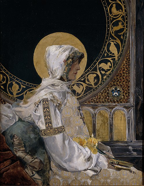 Santa en oración, 1888, Joaquín Sorolla