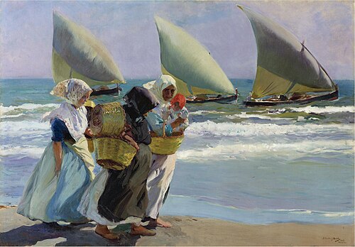 Las tres velas, 1903, Joaquín Sorolla