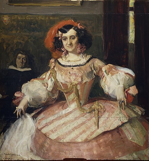 La actriz María Guerrero como «La dama boba», 1906, Joaquín Sorolla