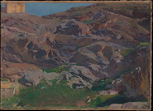 Castle of San Servando, Toledo, 1906, Joaquín Sorolla
