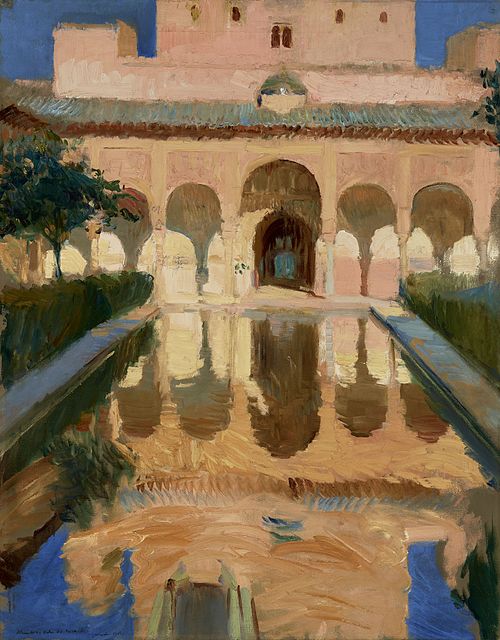 Hall of the Ambassadors, Alhambra, Granada, 1909, Joaquín Sorolla