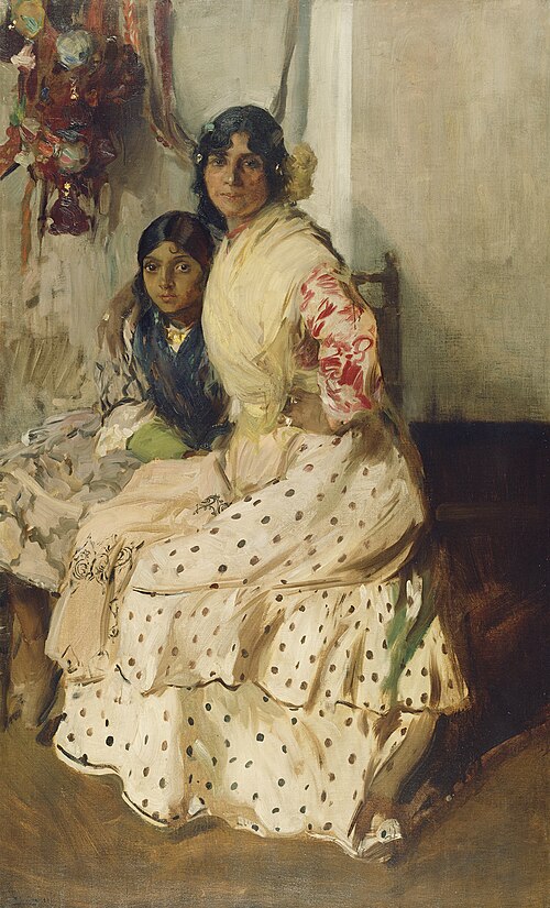Pepilla the Gypsy and Her Daughter, 1910, Joaquín Sorolla