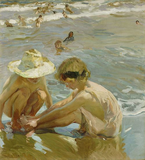 The Wounded Foot, 1909, Joaquín Sorolla