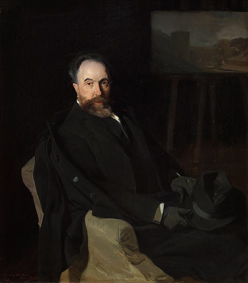 The Painter Aureliano de Beruete, 1902, Joaquín Sorolla