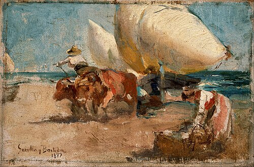 Escena de playa, 1899, Joaquín Sorolla