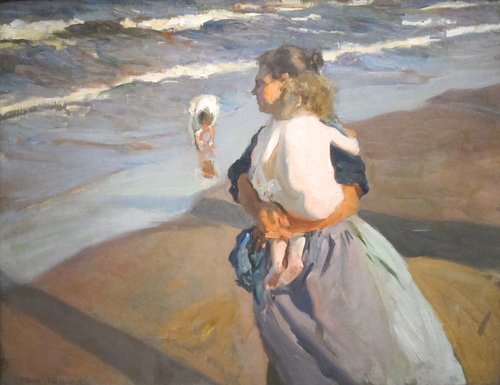 The Little Granddaughter, 1908, Joaquín Sorolla