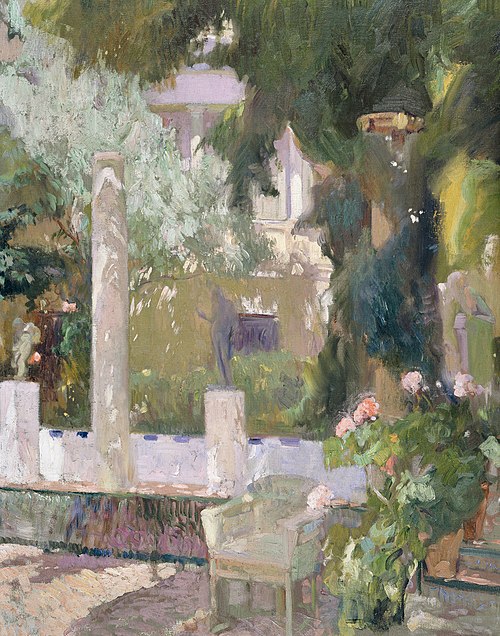Jardin de la maison Sorolla (1920), 1920, Joaquín Sorolla