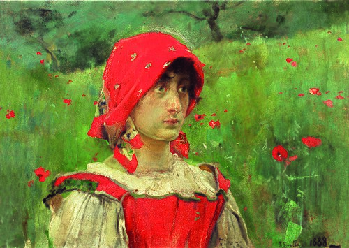 Contadina de Asís, 1888, Joaquín Sorolla