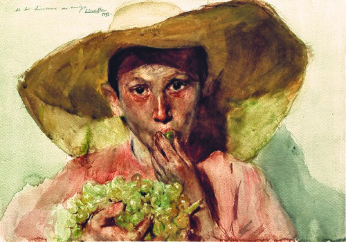 Enfant mangeant des raisins, 1898, Joaquín Sorolla