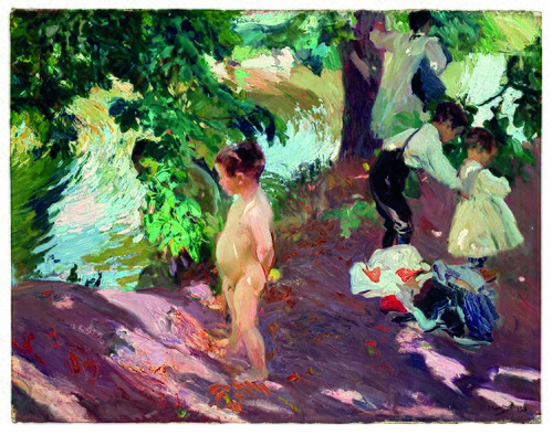 Le Bain à La Granja, 1907, Joaquín Sorolla
