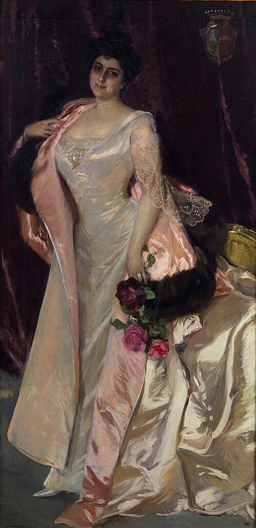 Mercedes Mendeville condesa de San Félix, 1906, Joaquín Sorolla