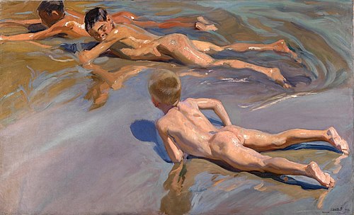 Enfants à la plage, 1909, Joaquín Sorolla