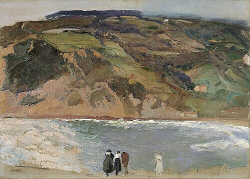 Breakwater at San Sebastián, 1917, Joaquín Sorolla