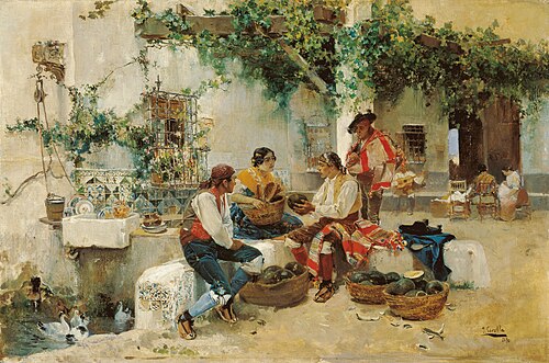 Selling Melons, 1890, Joaquín Sorolla