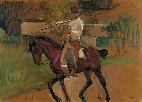Garrochista, 1914, Joaquín Sorolla