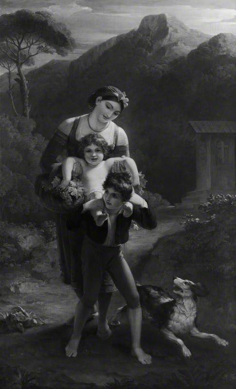 Peasants of Subiaco Returning from the Vineyard on a Holiday, 1808, Henry Howard