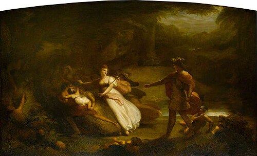 The Contention of Oberon and Titania for the Indian Boy from William Shakespeare's 'A Midsummer Nigh, 1832, Henry Howard