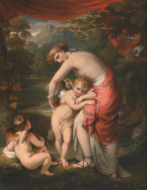Venus and Cupid, 1809, Henry Howard