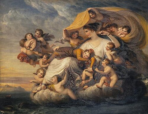 Venus Carrying off Ascanius, 1826, Henry Howard