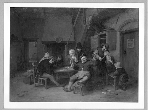 Bauern in der Schenke, 1656, Adriaen van Ostade