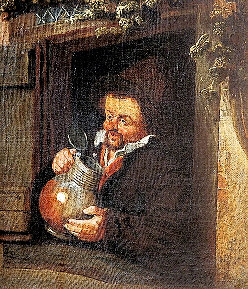 Drinker at a Window, , Adriaen van Ostade