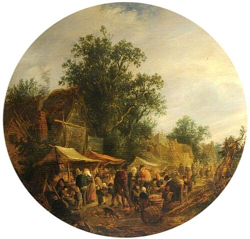A Village Fair, 1647, Adriaen van Ostade