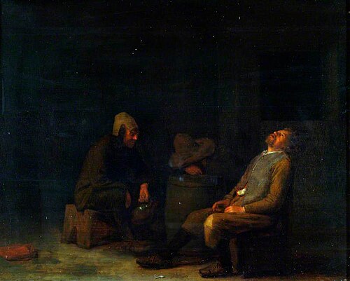 Three Peasants Seated, , Adriaen van Ostade