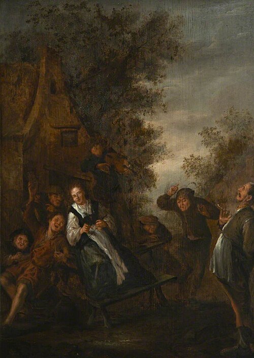 Merrymaking, , Adriaen van Ostade