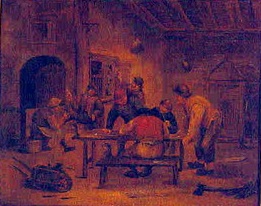 Peasants in a tavern., 1650, Adriaen van Ostade