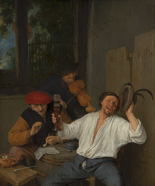 The Merry Drinkers, 1659, Adriaen van Ostade