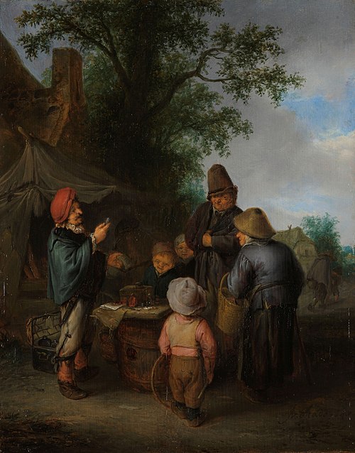 Le charlatan, 1648, Adriaen van Ostade