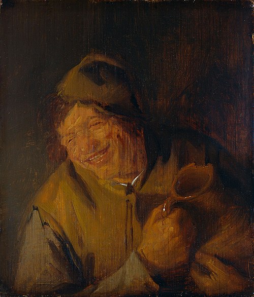 The Merry Peasant, 1650, Adriaen van Ostade