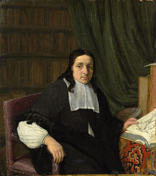 Portrait of a scholar, 1665, Adriaen van Ostade