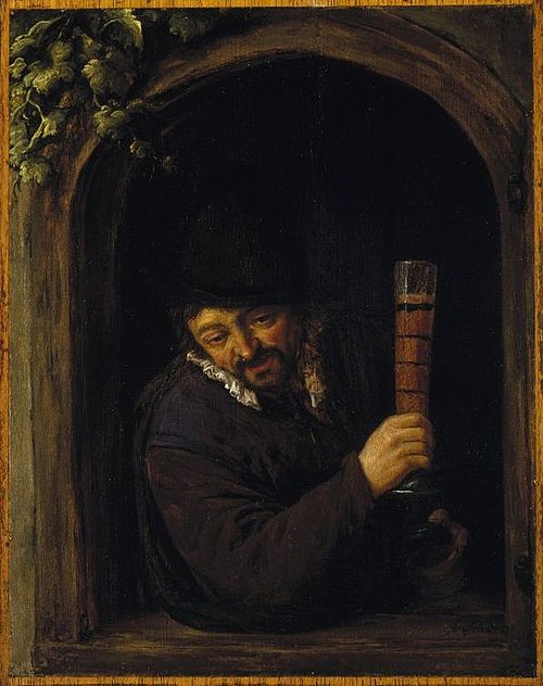 Peasant at a Window, 1660, Adriaen van Ostade