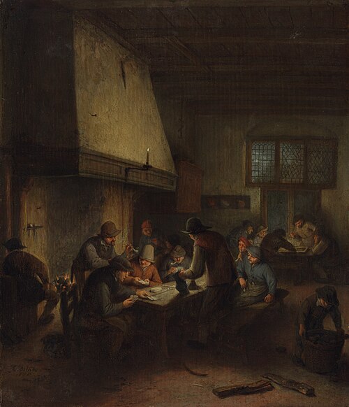 Tavern Scene, 1660, Adriaen van Ostade