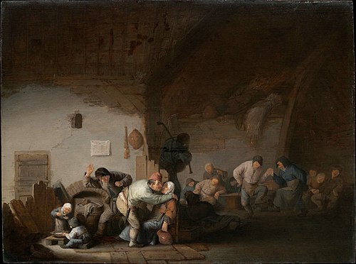 Peasants Merrymaking, 1660, Adriaen van Ostade