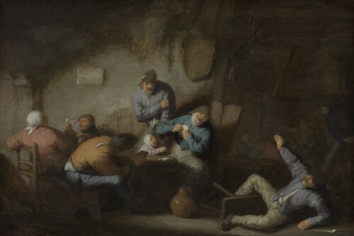 Inn Scene, 1650, Adriaen van Ostade