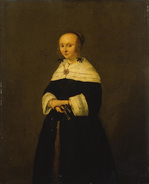Portrait of a Woman, 1651, Adriaen van Ostade