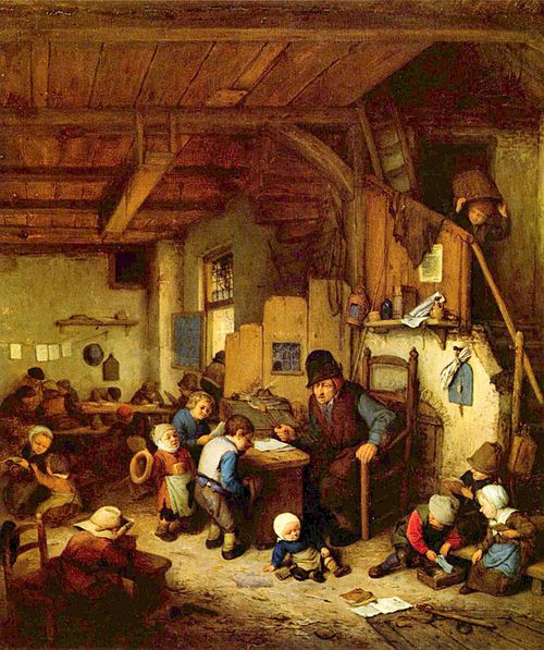 The Schoolmaster, 1662, Adriaen van Ostade