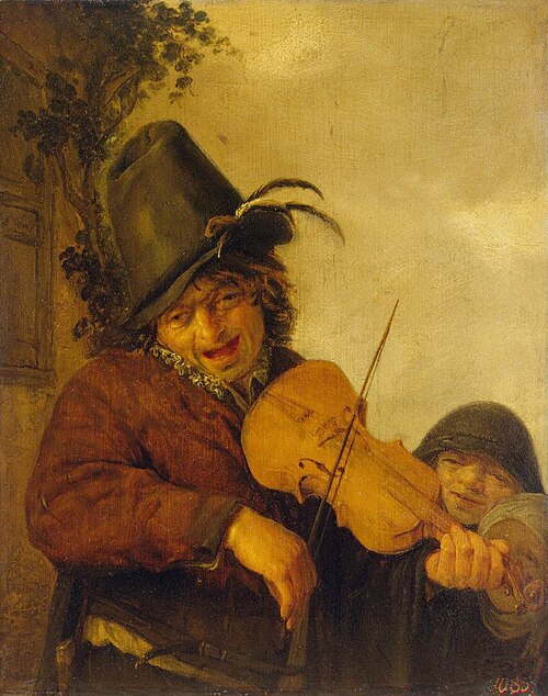 Wandering Musician, 1648, Adriaen van Ostade