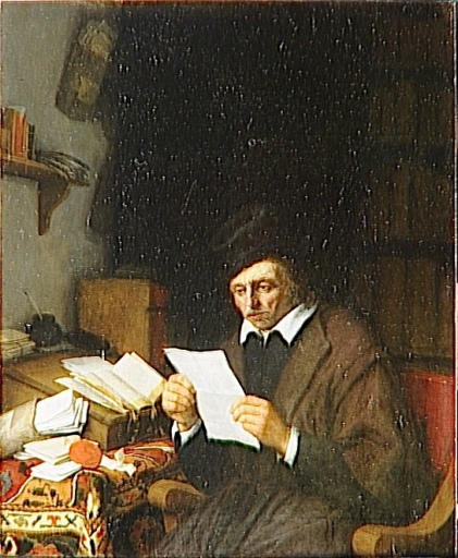 Un homme d'affaires dans son cabinet, 1650, Adriaen van Ostade
