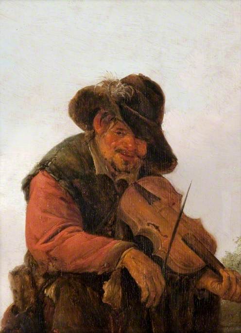 An Itinerant Musician, 1650, Adriaen van Ostade