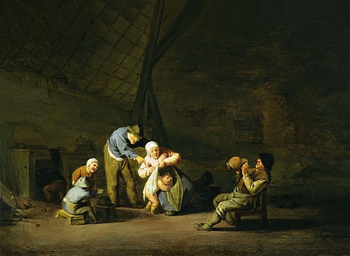 Quarrel, 1640, Adriaen van Ostade