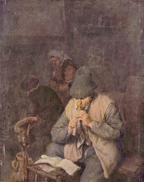 A recorder player, 1635, Adriaen van Ostade