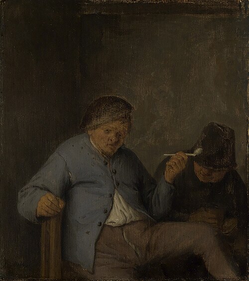 The Smoker, 1660, Adriaen van Ostade