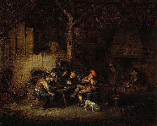 Peasants at an Inn, 1650, Adriaen van Ostade