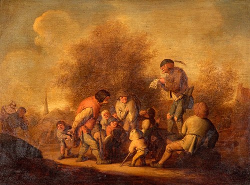 The Ballad-Monger, 1635, Adriaen van Ostade