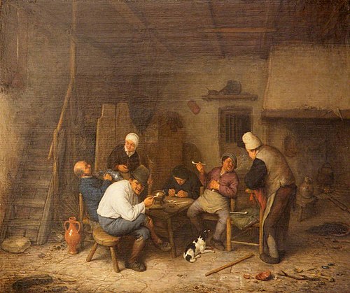Interior of an Inn, 1663, Adriaen van Ostade