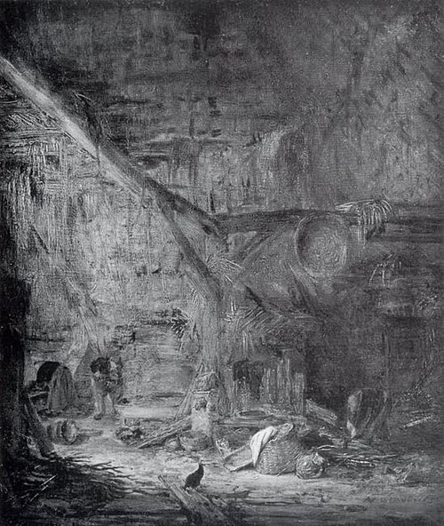 Interior of a Barn, 1636, Adriaen van Ostade